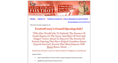 Desktop Screenshot of foxtrotcrazy.com
